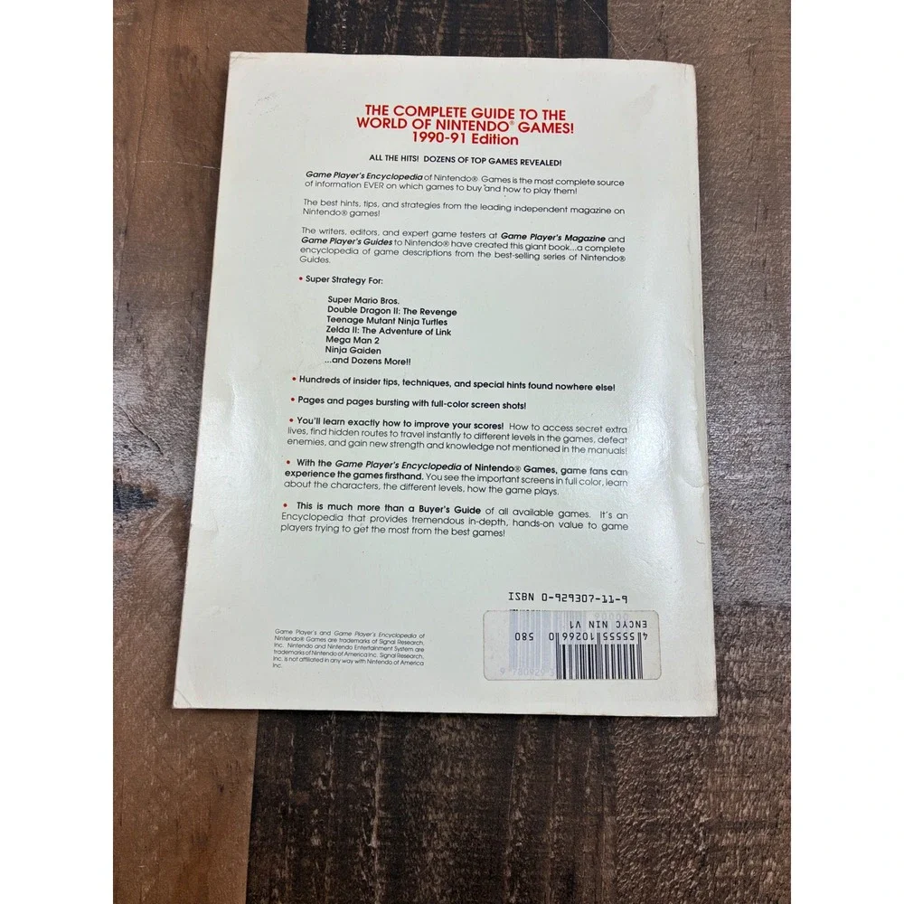 Game Players Encyclopedia‎ of Nintendo Games Signal Research NES Strategy Guide